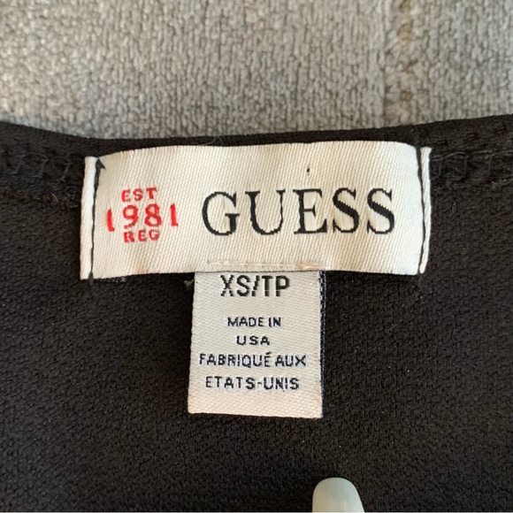 3 For $20 GUESS Black Peplum Blouse/ Tank Top - Picture 2 of 4